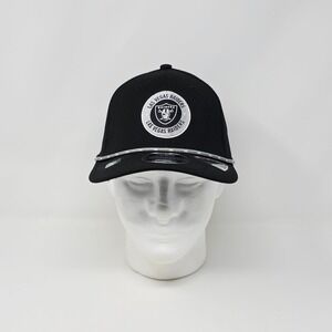 New Era 9SEVENTY Las Vegas Raiders 2024 Sideline Stretch Snapback Rope Hat Cap